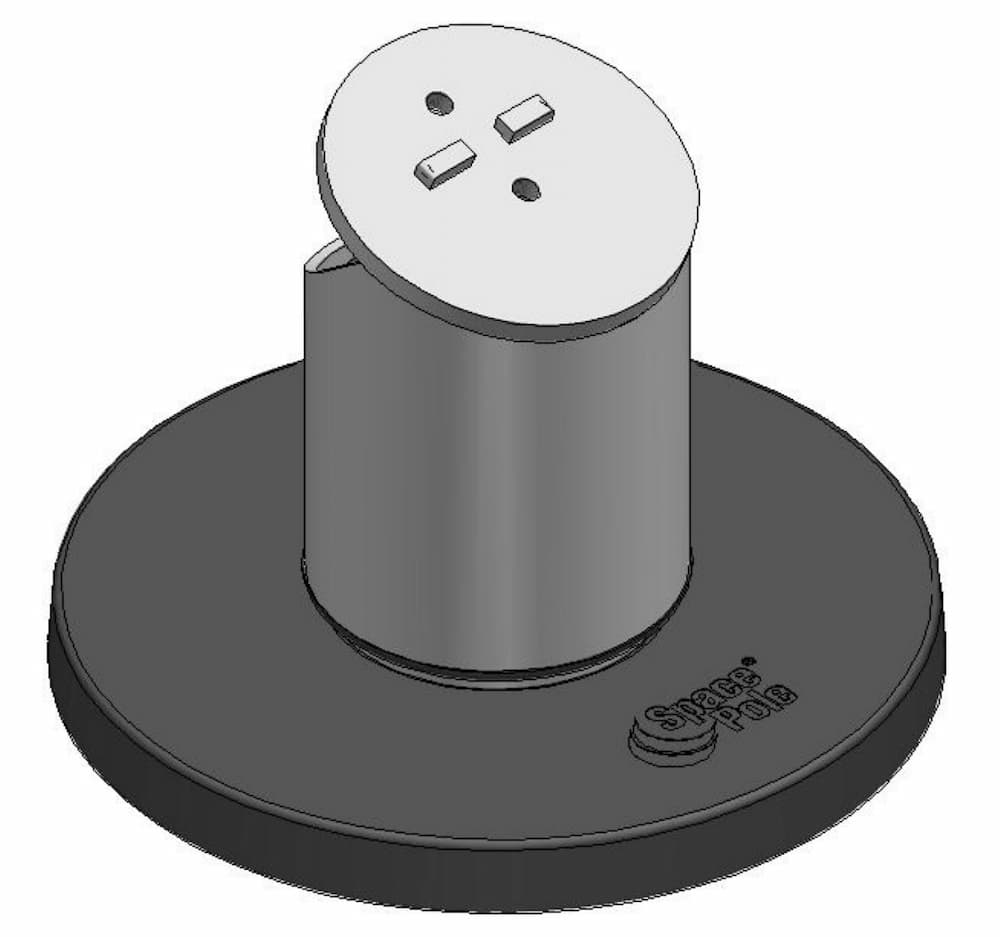 SpacePole 40mm Pole "low Profile"