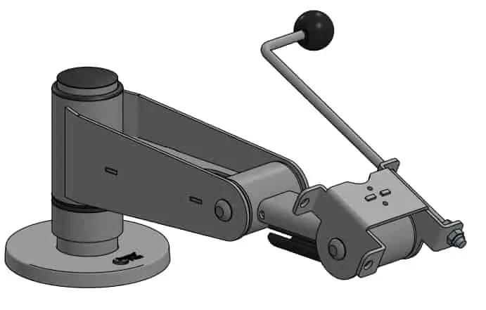 Barrierefreie Halterung mit SP1 120mm Pole Bild 2
