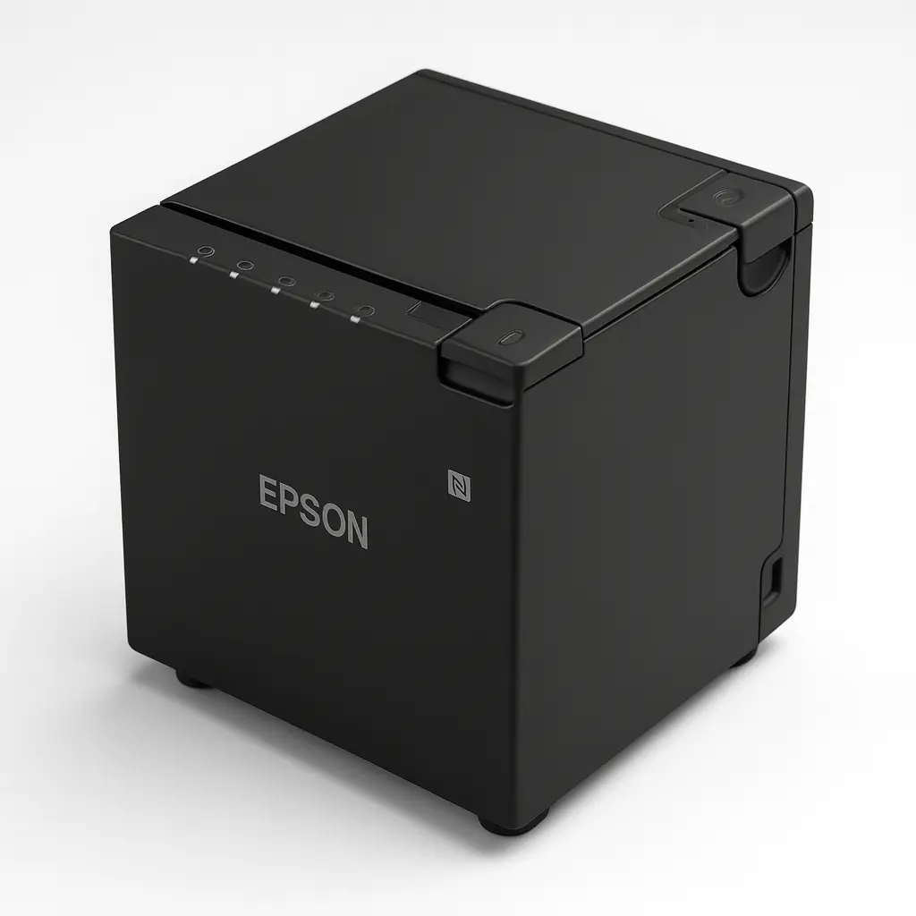 Epson TM-T30III in Schwarz Nr. 2, mit KI schärfer gestellt