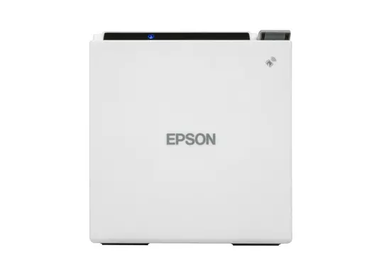 Epson Bondrucker mit Ethernet & USB Anschlüssen in Weiß von Vorne