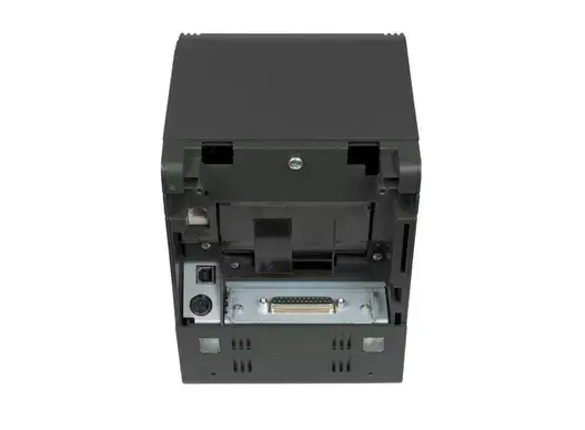 Etikettendrucker TM-L90 von Epson mit Seriellem & USB-Anschluss inkll Netzteil. Ansicht von hinten