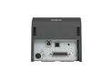 Epson Bondrucker TM-T70II in Schwarz, unterstützt Seriell und USB Anschlüsse, EDG zertifiziert von hinten gezeigt