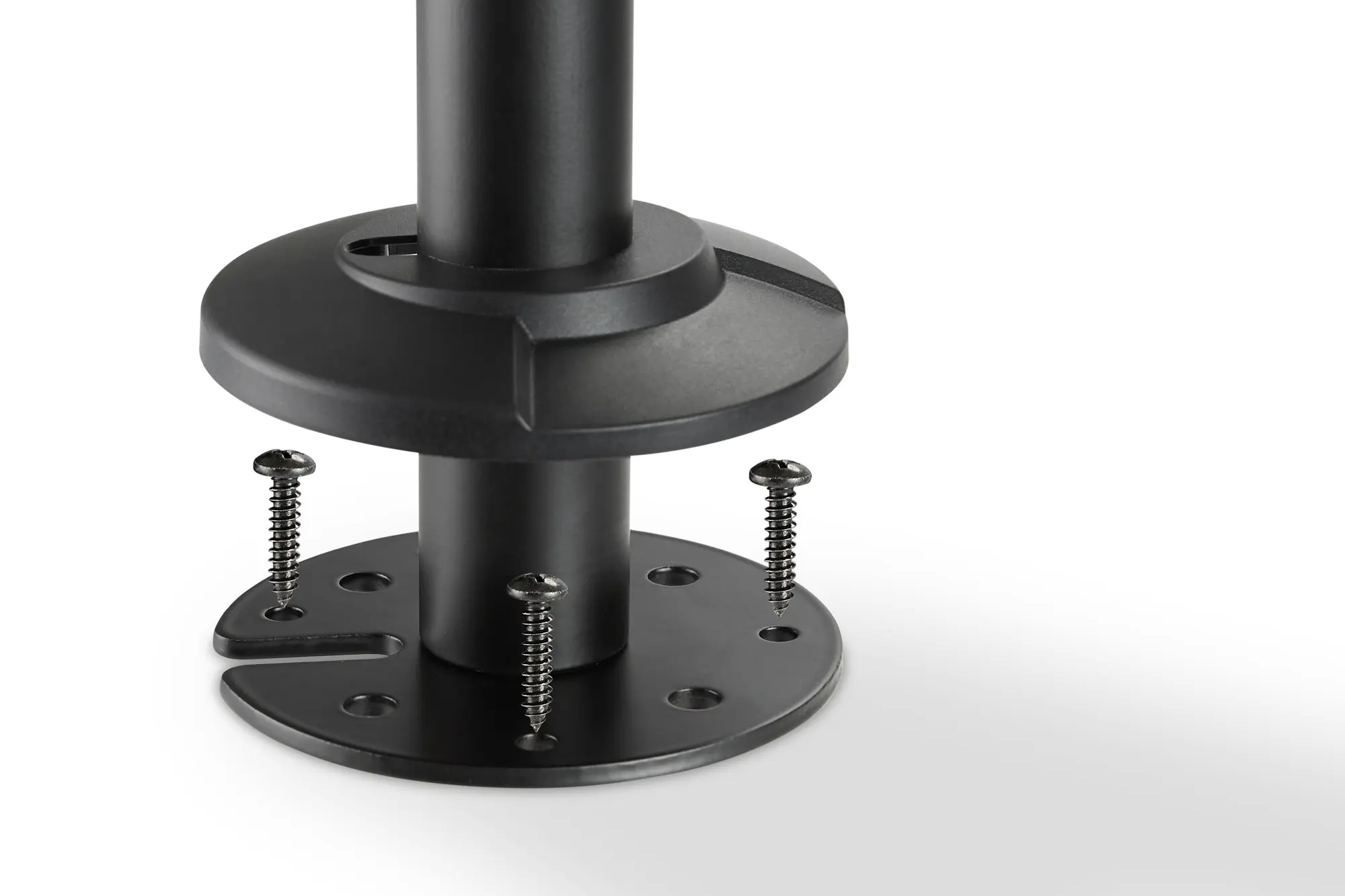 Monitorhalterung mit Klemmmontage, VESA 75 & 100, 400mm hoch - Standfuß
