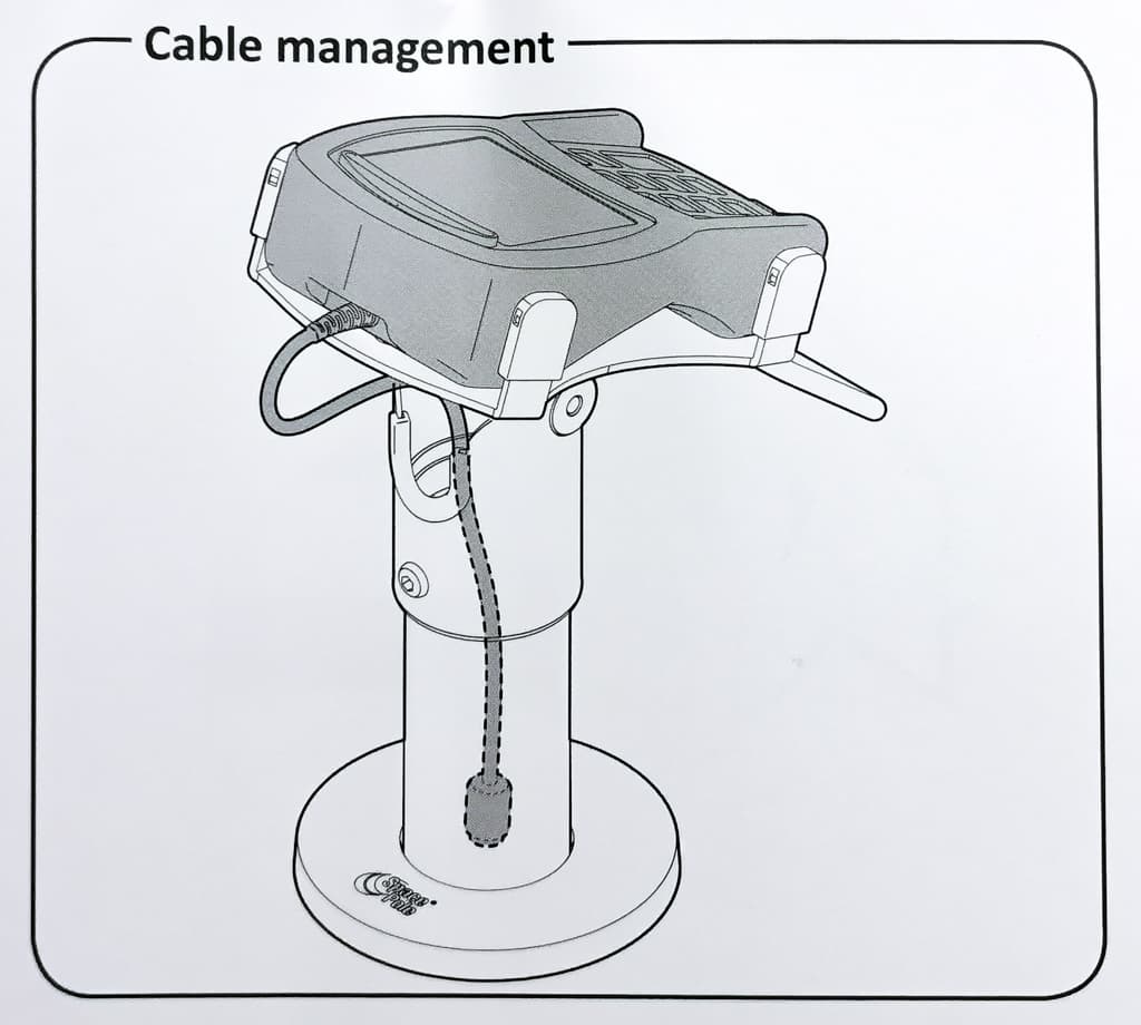 SpacePole Standrohr SP1 - Kabelmanagement